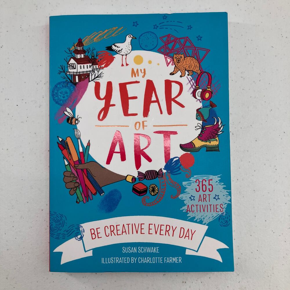 Kane Miller My Year Of Art Journal Activity Creativity Children's Paperback Book
